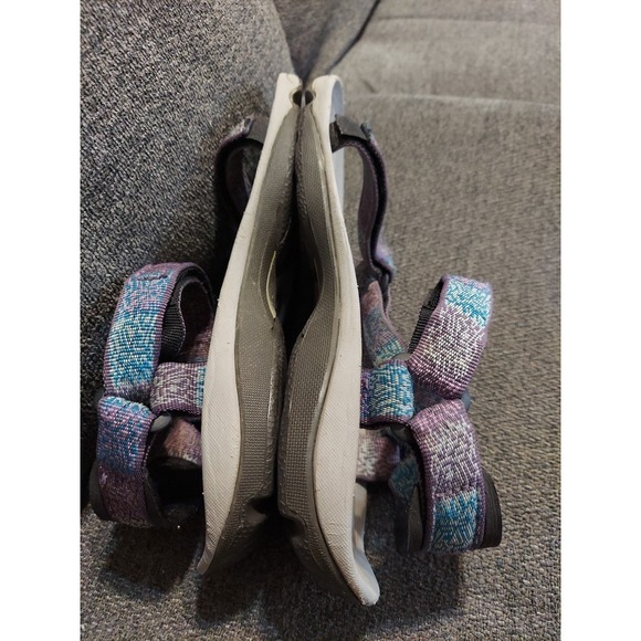 Teva Waterproof Trail hiking Shoes Sandals Womens Size 8 M Purple/Blue Summer - Picture 6 of 9